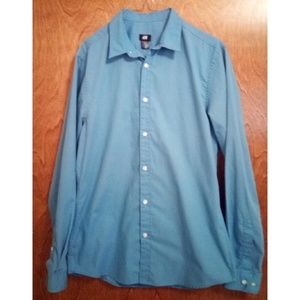 Men's H&M blue button up